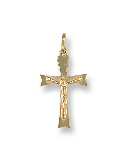 9ct Gold Crucifix Pendant