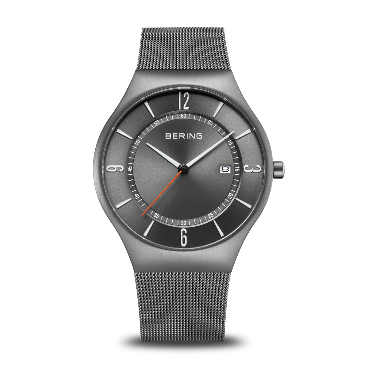 Bering Brushed Grey Men's Watch