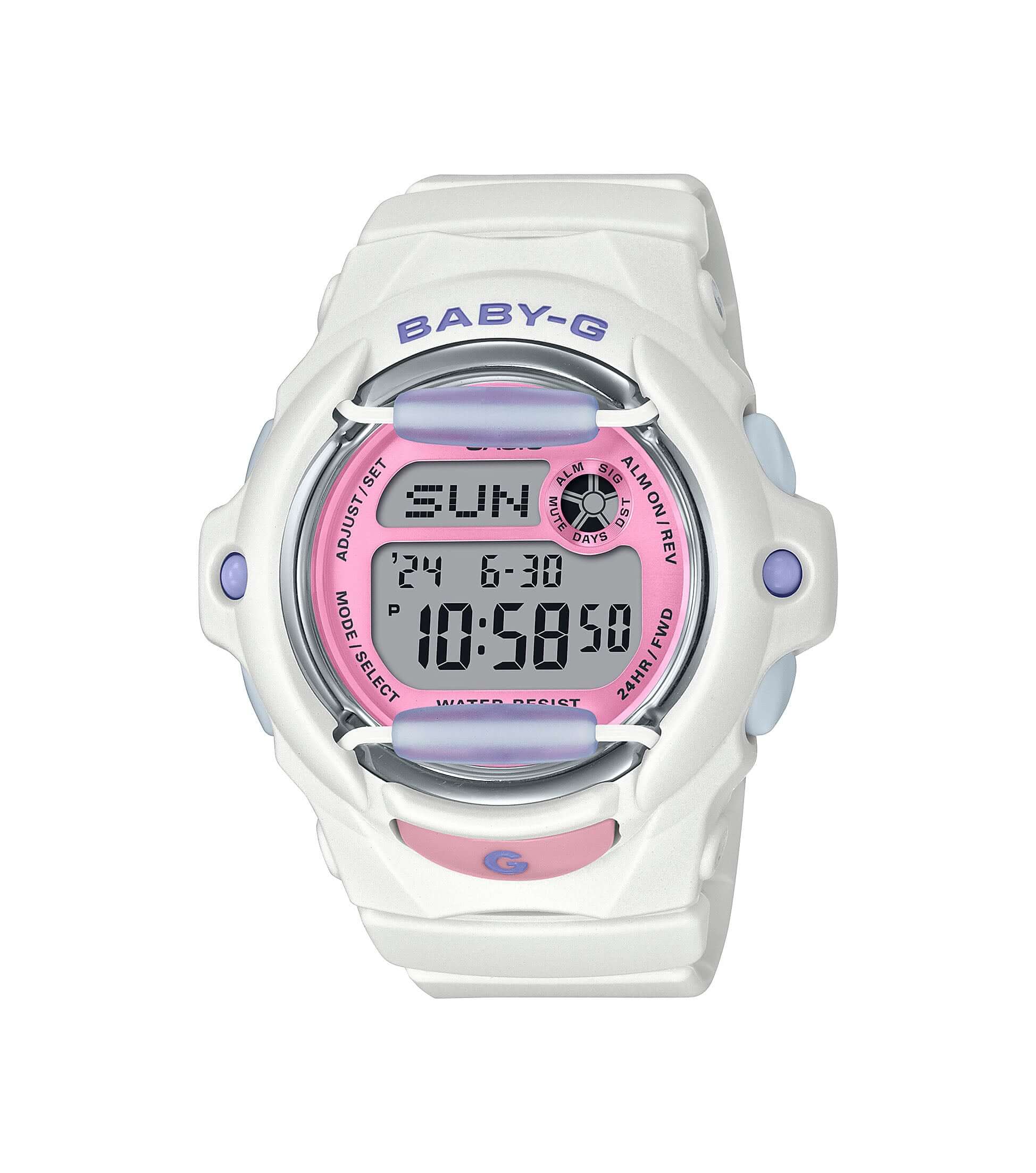 Casio Baby-G Watch in White & Pink