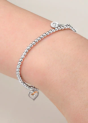 Clogau Forever Yours Sterling Silver Kiss Affinity Bracelet with Zircon - Image 3