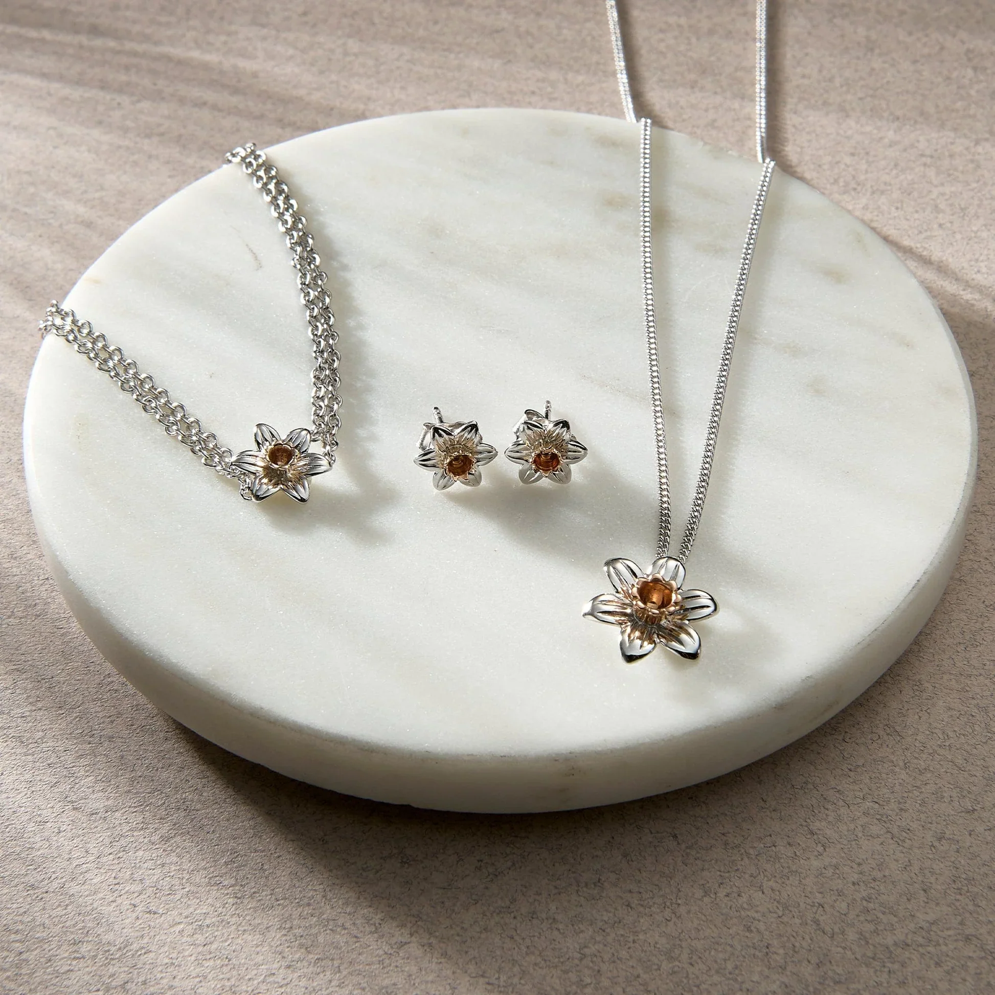 Clogau® Nature's Wonder Sterling Silver Daffodil Pendant - Image 6