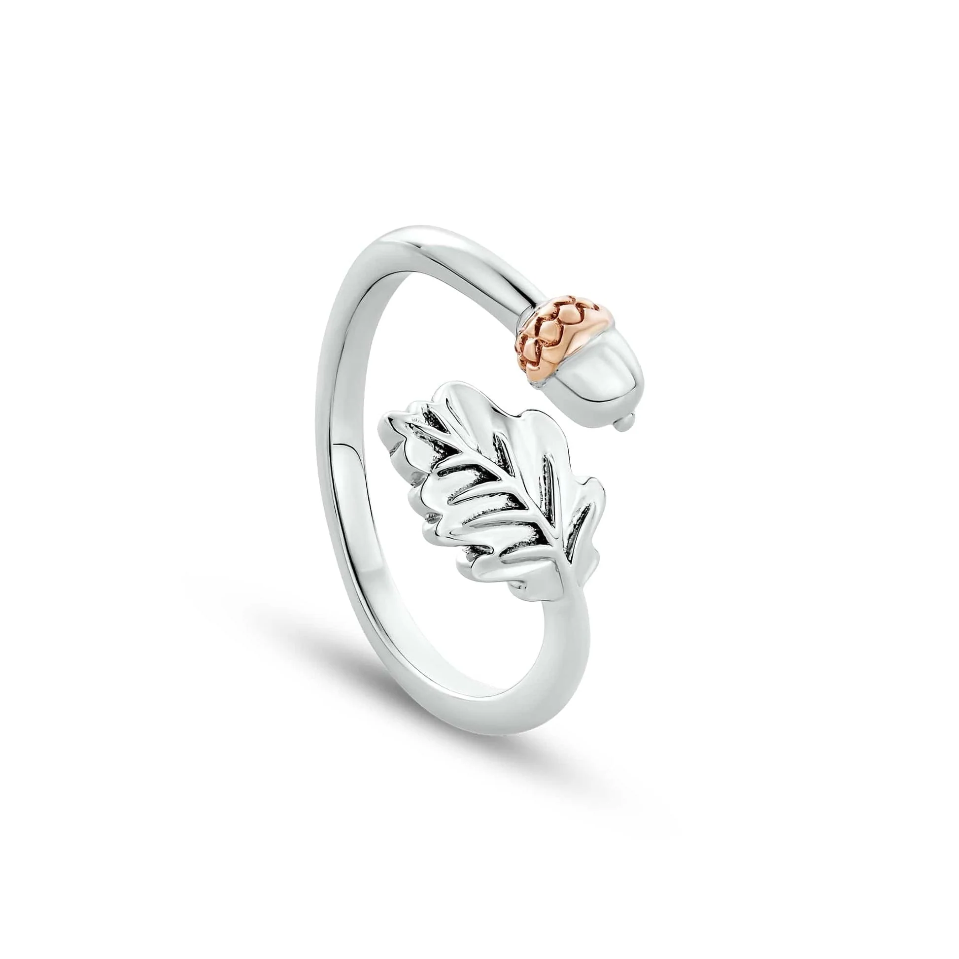 Clogau Sterling Silver Oak Leaf Ring
