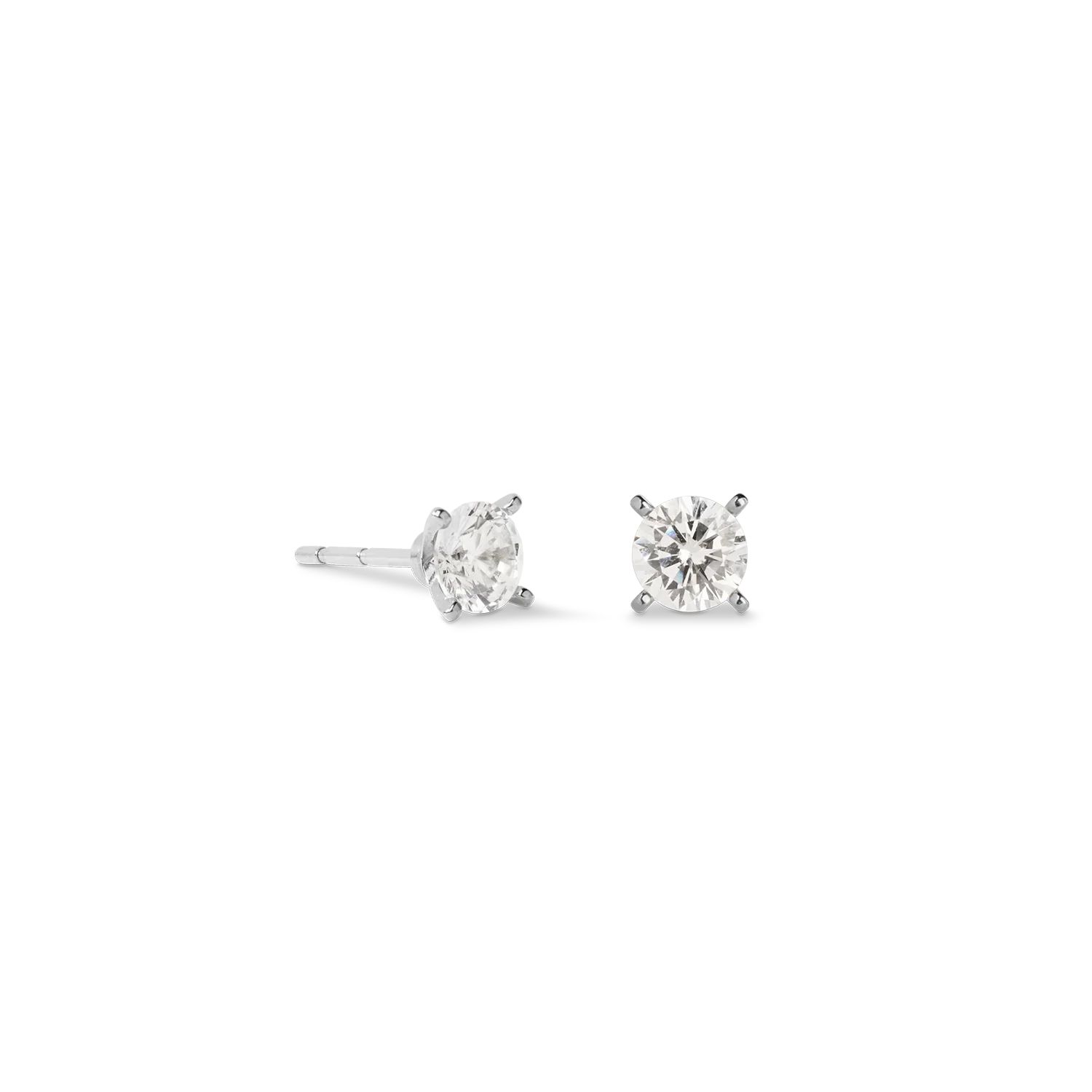 Coeur de Lion 5 mm Crystal Stud Earrings - Various Colours - Image 3
