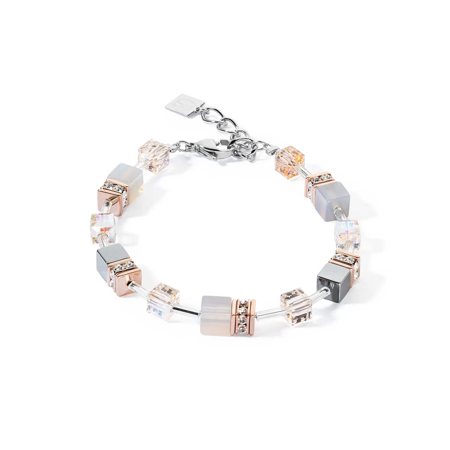 Coeur de Lion Iconic Precious Bracelet Rose Gold Peach