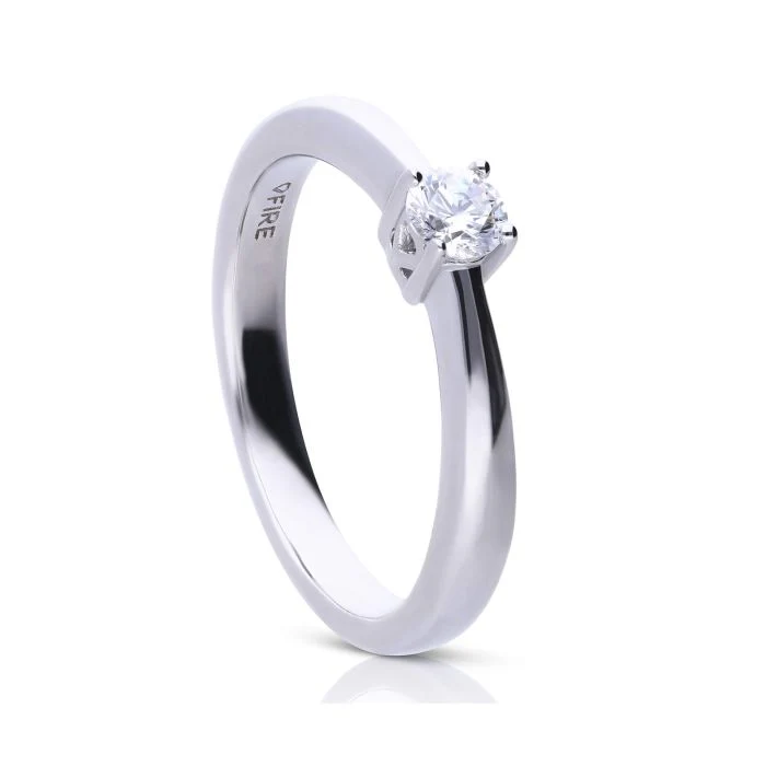 Diamonfire 0.25 Carat Solitaire Cubic Zirconia Ring