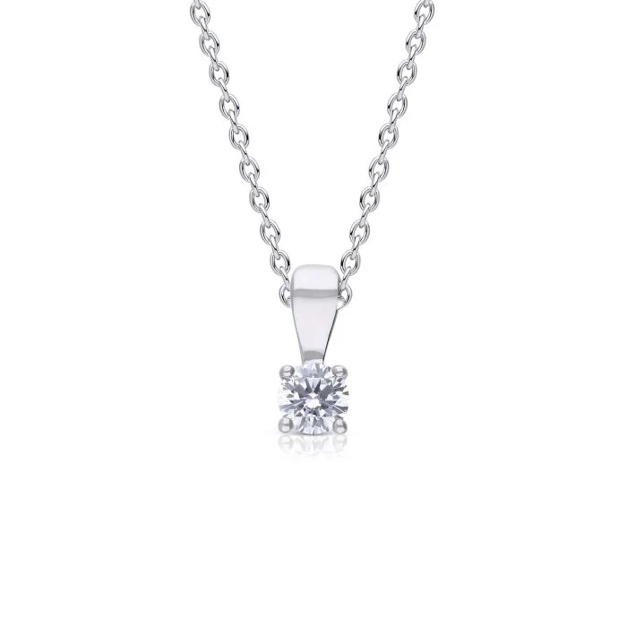 Diamonfire Solitaire Zirconia 1.5 Carat Pendant