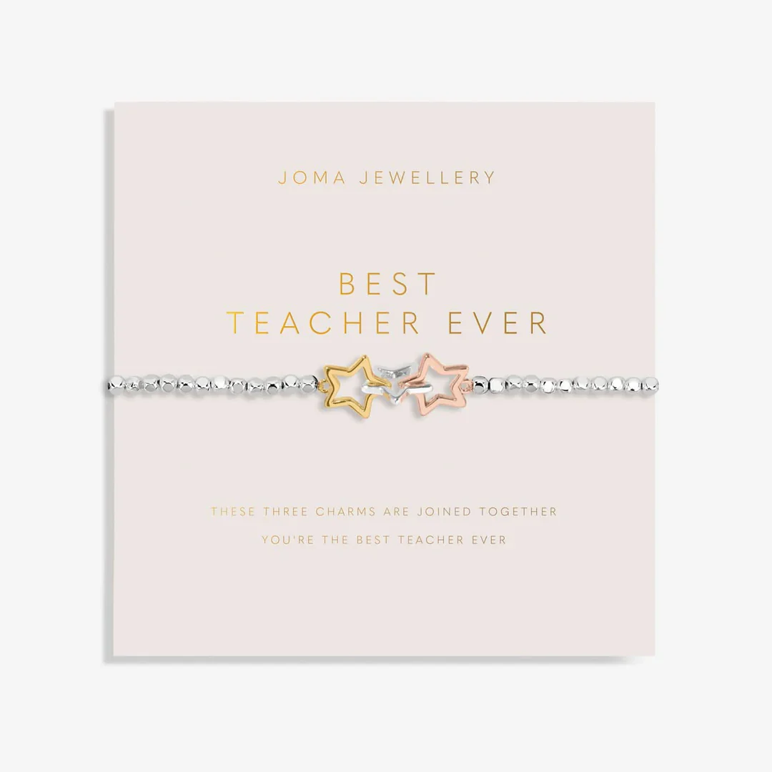 Joma 8286 'A Little Best Teacher Ever' Bracelet