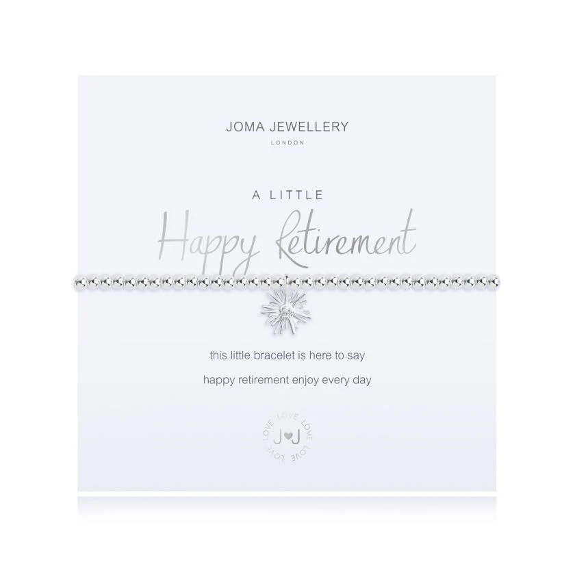 Joma Jewellery 3218 A Little "Happy Retirement" bracelet