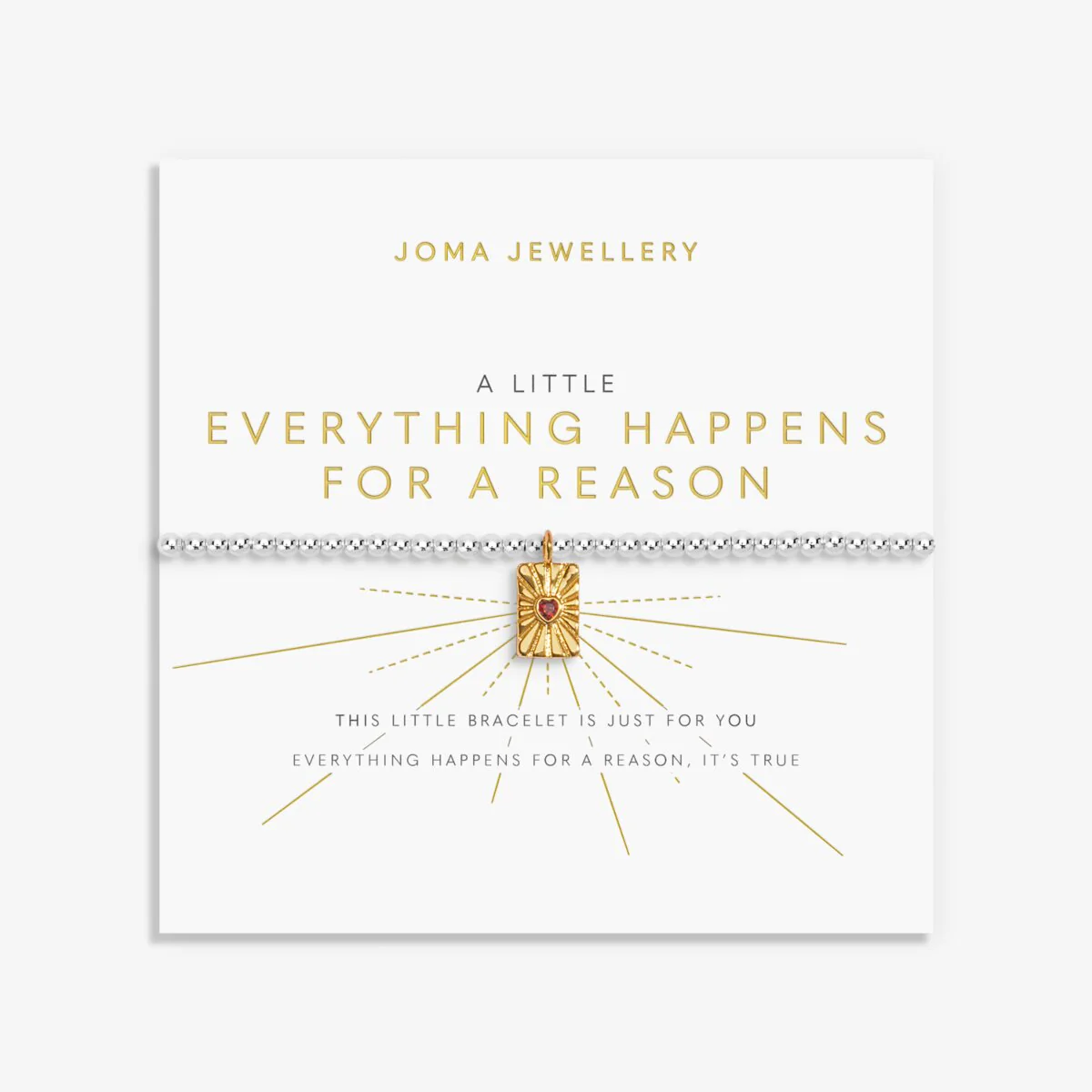 Joma Jewellery "A Little Everything Happens for a Reason" Bracelet
