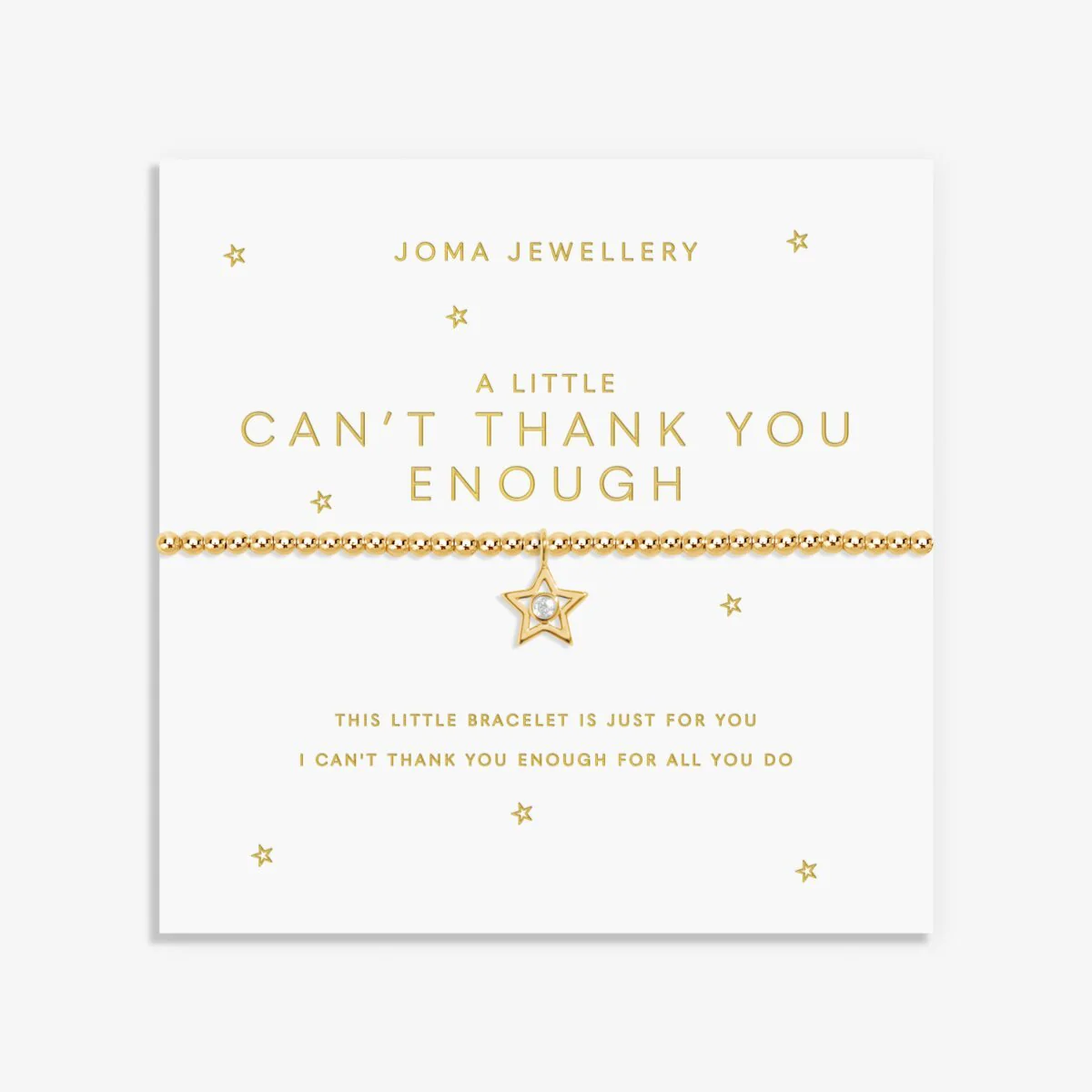 Joma Jewellery "A Little I Can't Thank You Enough" Bracelet