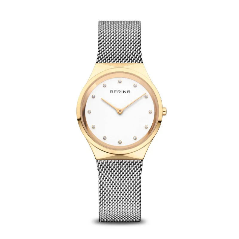 Ladies Bering Classic Watch in Silver and Gold Tone 12131-010