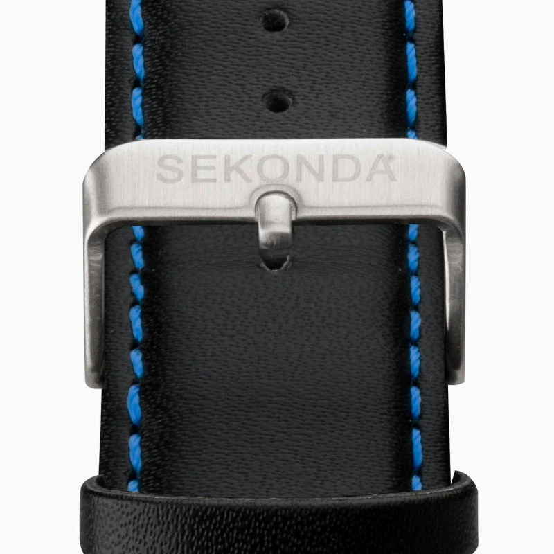 Men's Sekonda Velocity Chronograph Watch Turquoise Black - Image 5