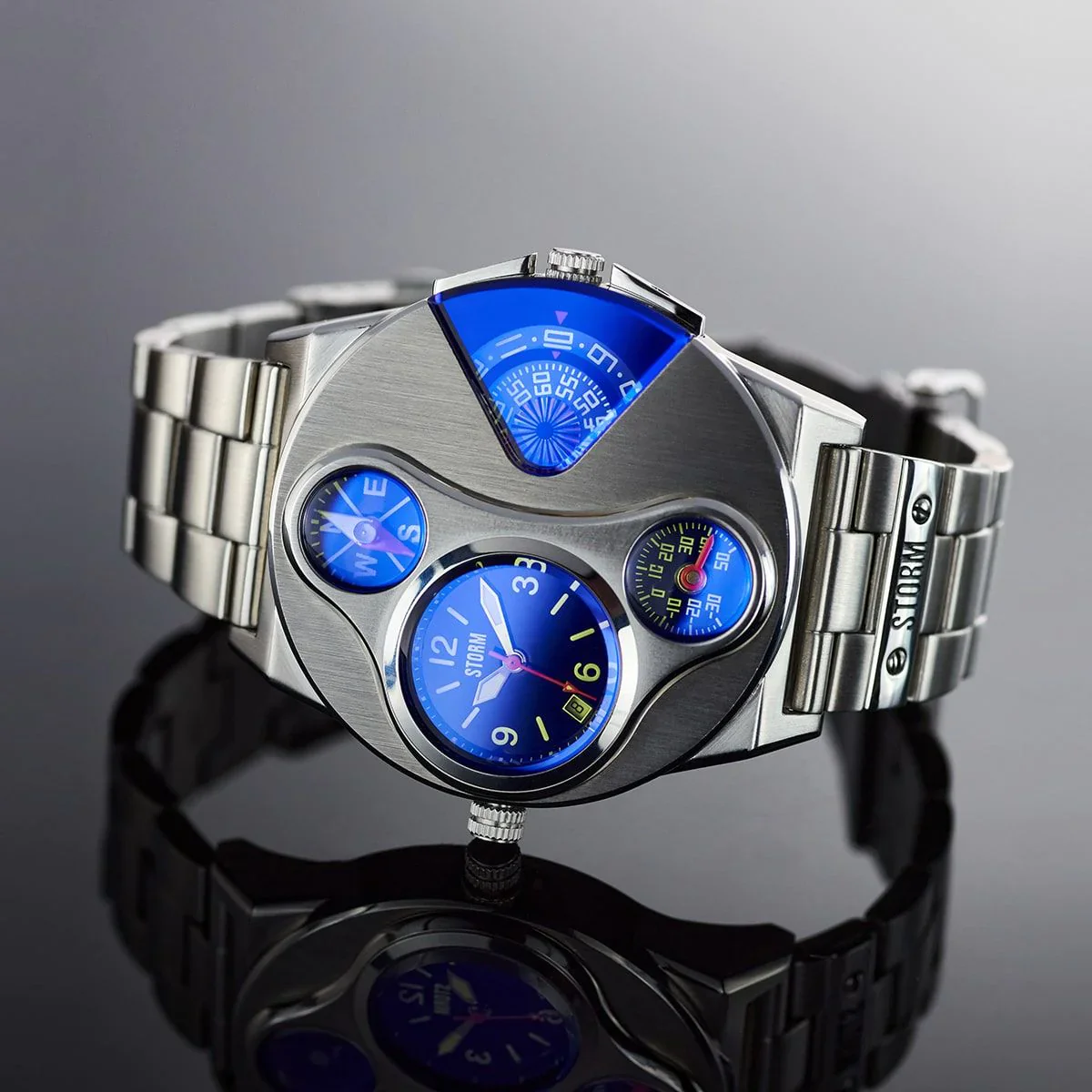 Men's Storm V2 Navigator Lazer Blue Watch - Image 3