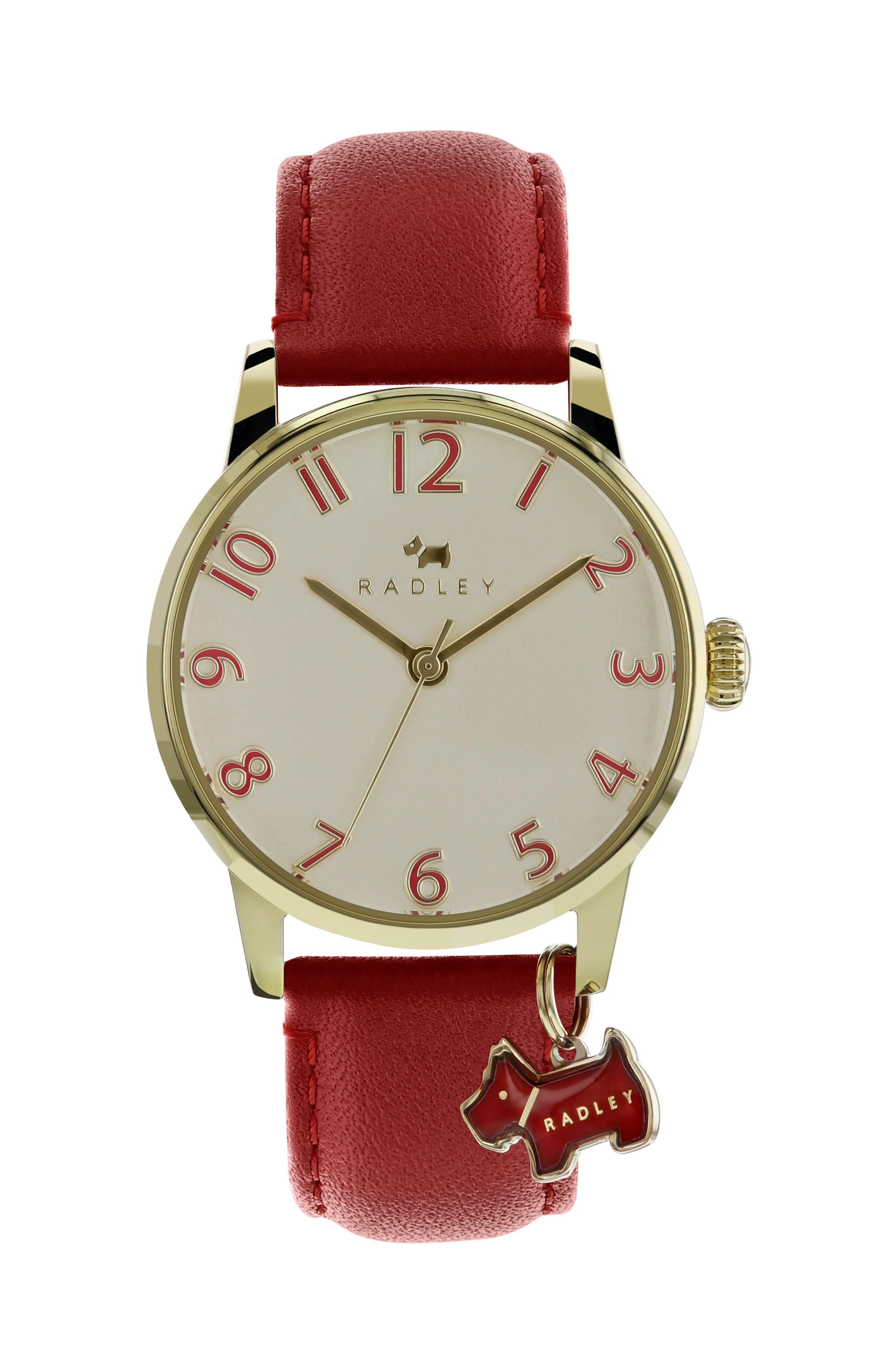 Radley Ladies Red Leather Strap Watch RY2250A