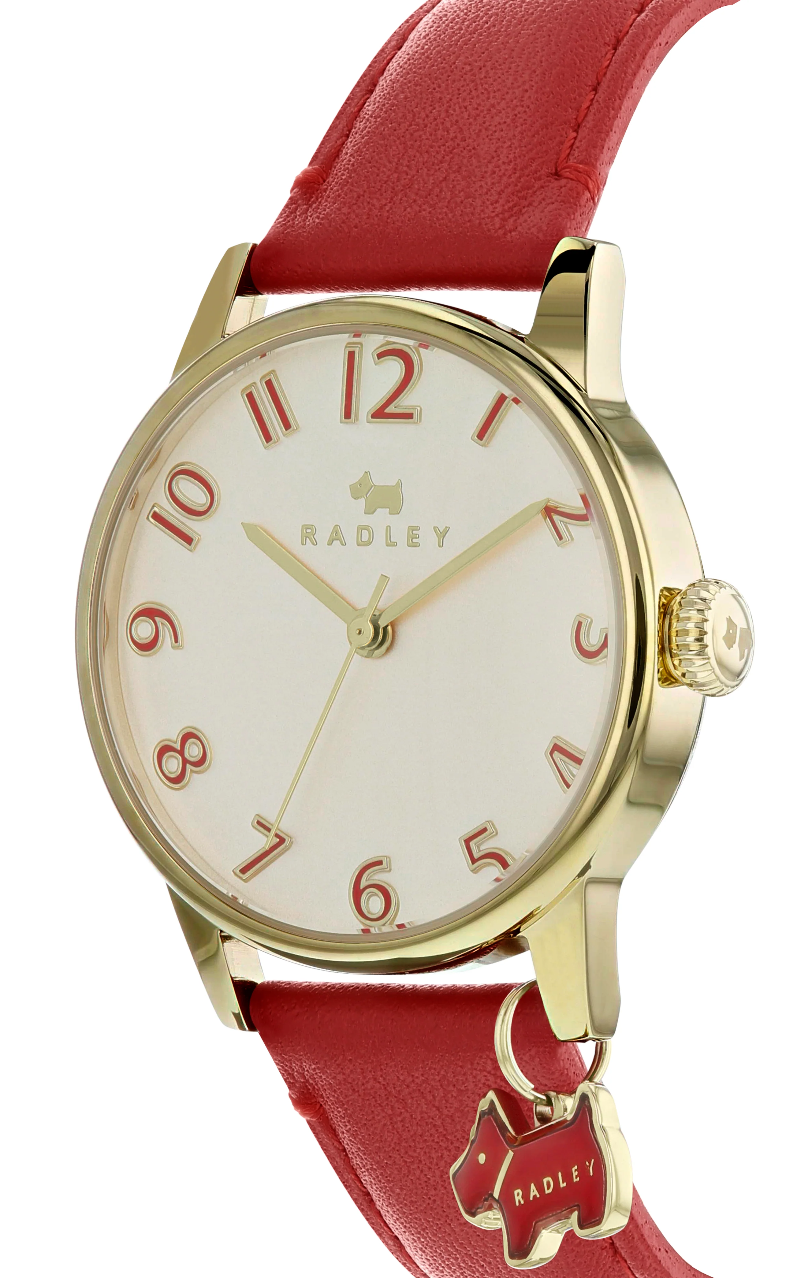 Radley Ladies Red Leather Strap Watch RY2250A - Image 2