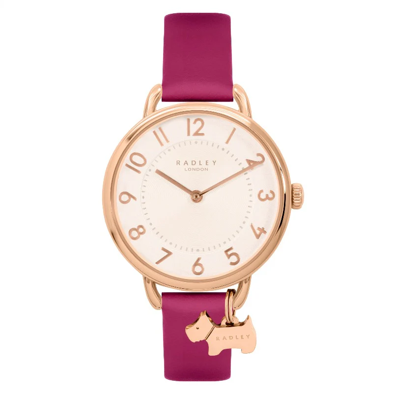 Radley Ladies Watch Dark Rose Strap RY21614