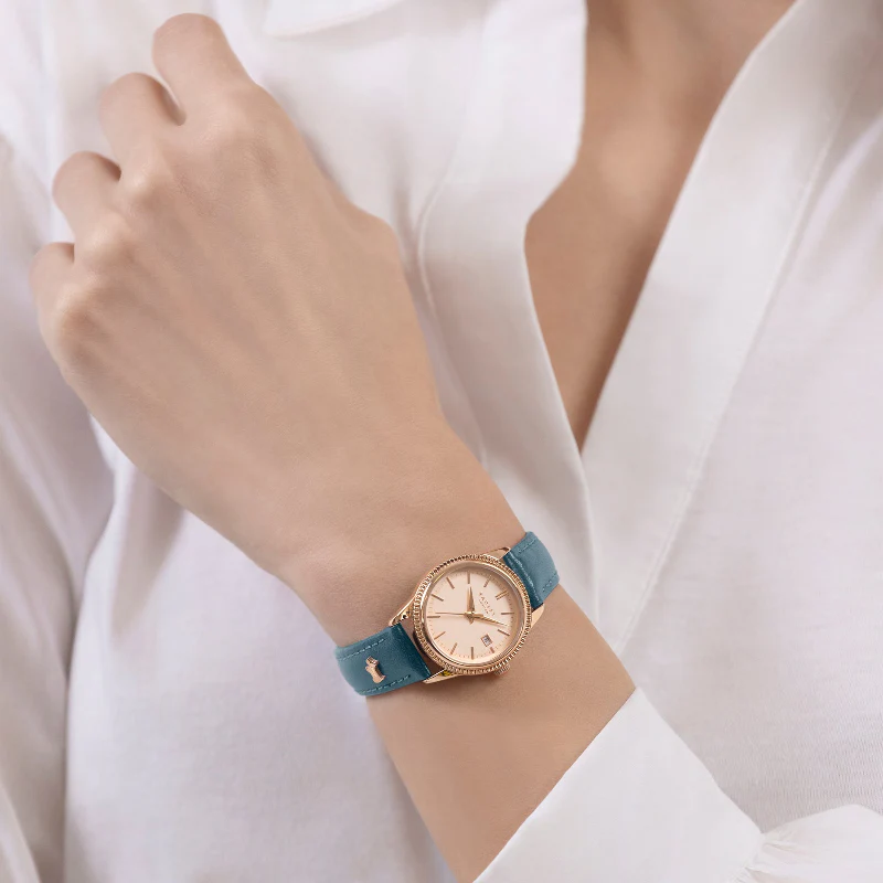 Radley Ladies Watch Lewis Lane Deep Sea Leather Strap - Image 3