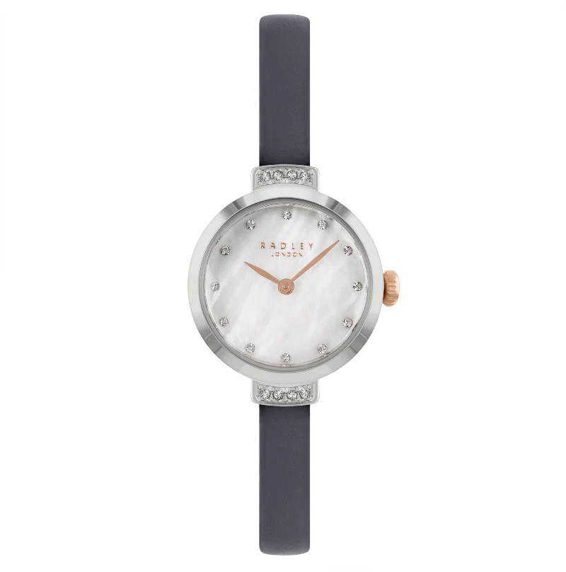 Radley Ladies Watch RY21491 Navy Narrow Leather Strap