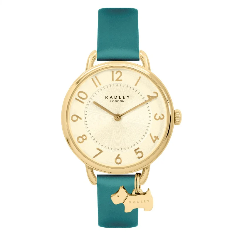 Radley Ladies Watch Teal Leather Strap RY21616