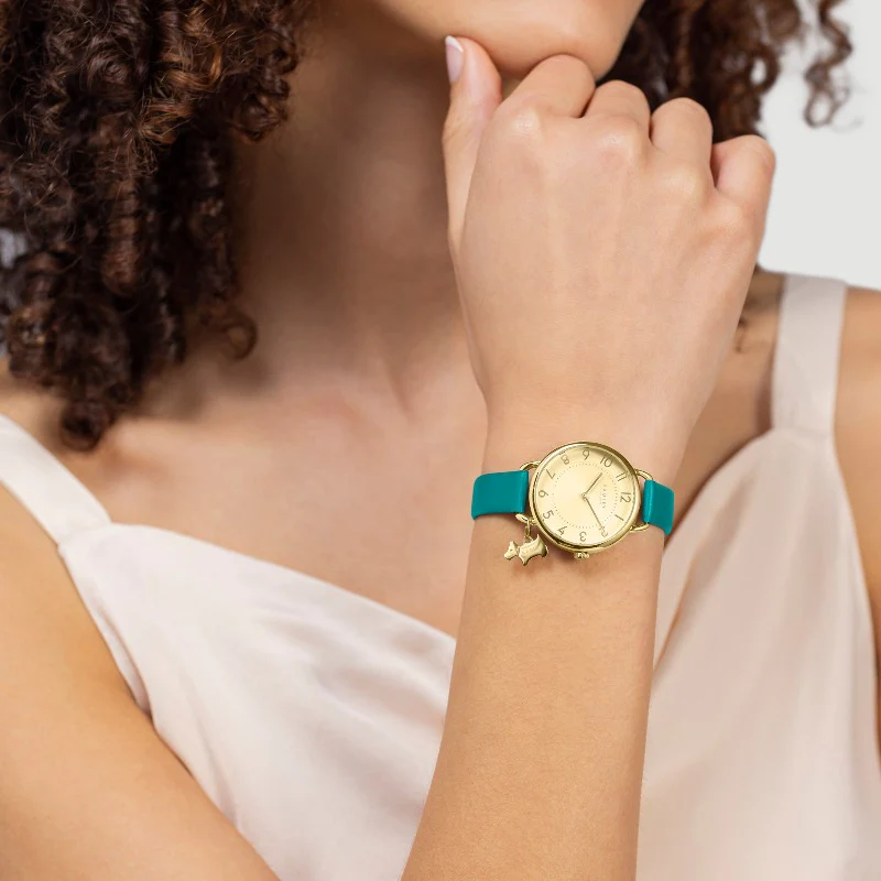 Radley Ladies Watch Teal Leather Strap RY21616 - Image 3
