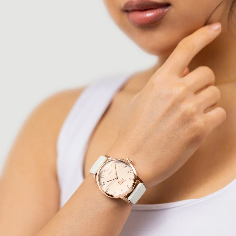 Radley Ladies Watch Grey Leather Strap RY21638A - Image 3