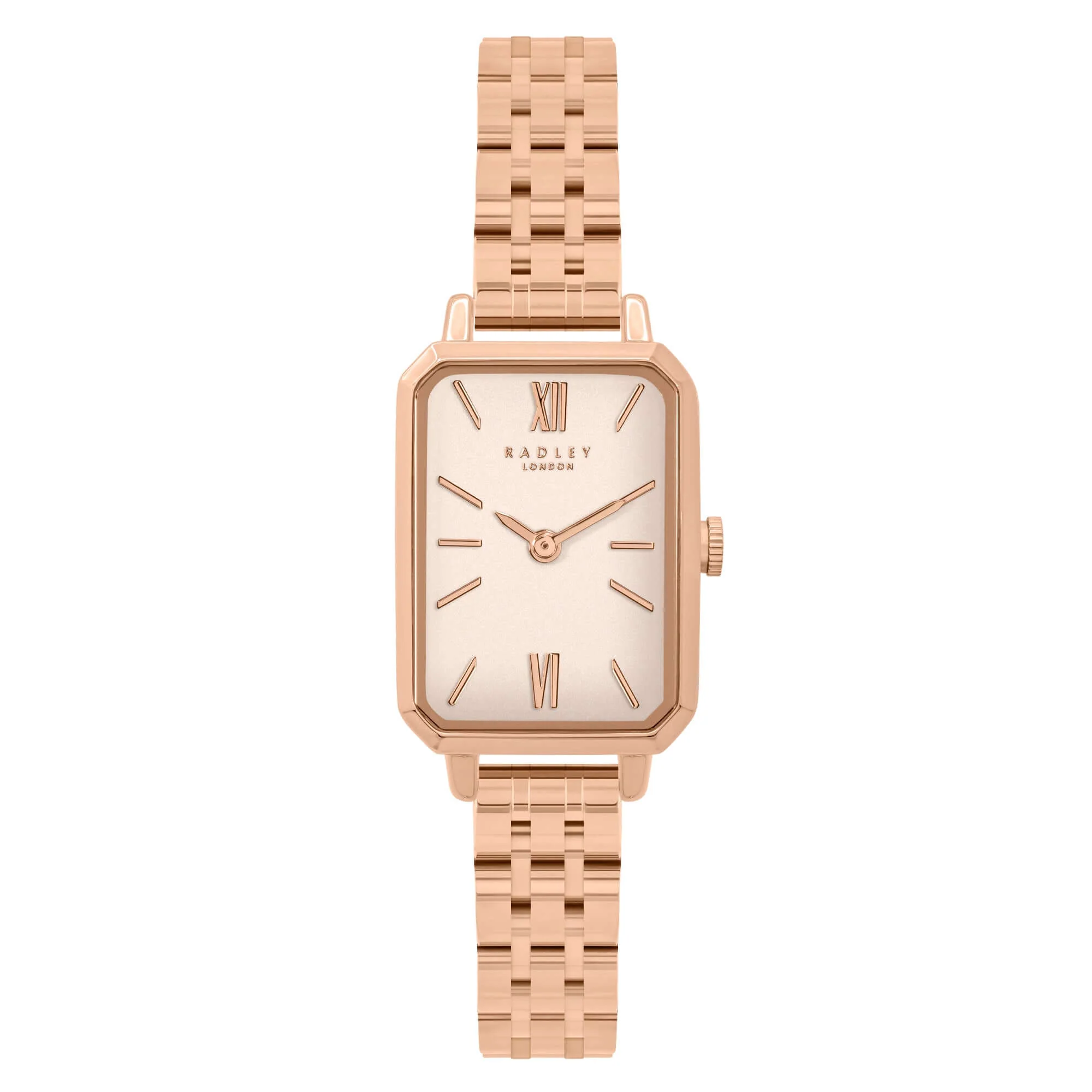 Radley Rose Gold Watch with Rectangular Dial