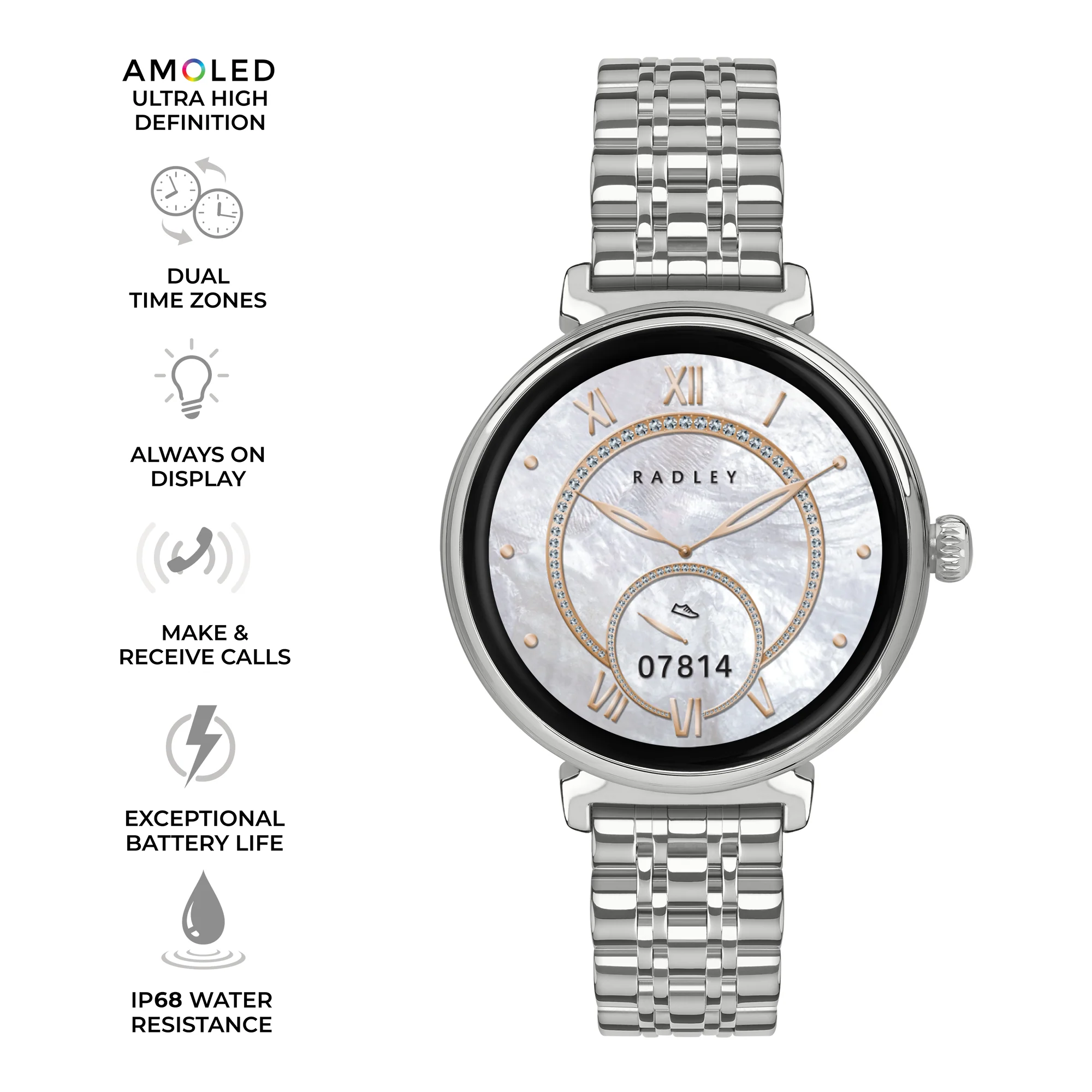 Radley Series 48 T-Bar AMOLED Ladies Smartwatch RYS48-4027 - Image 2