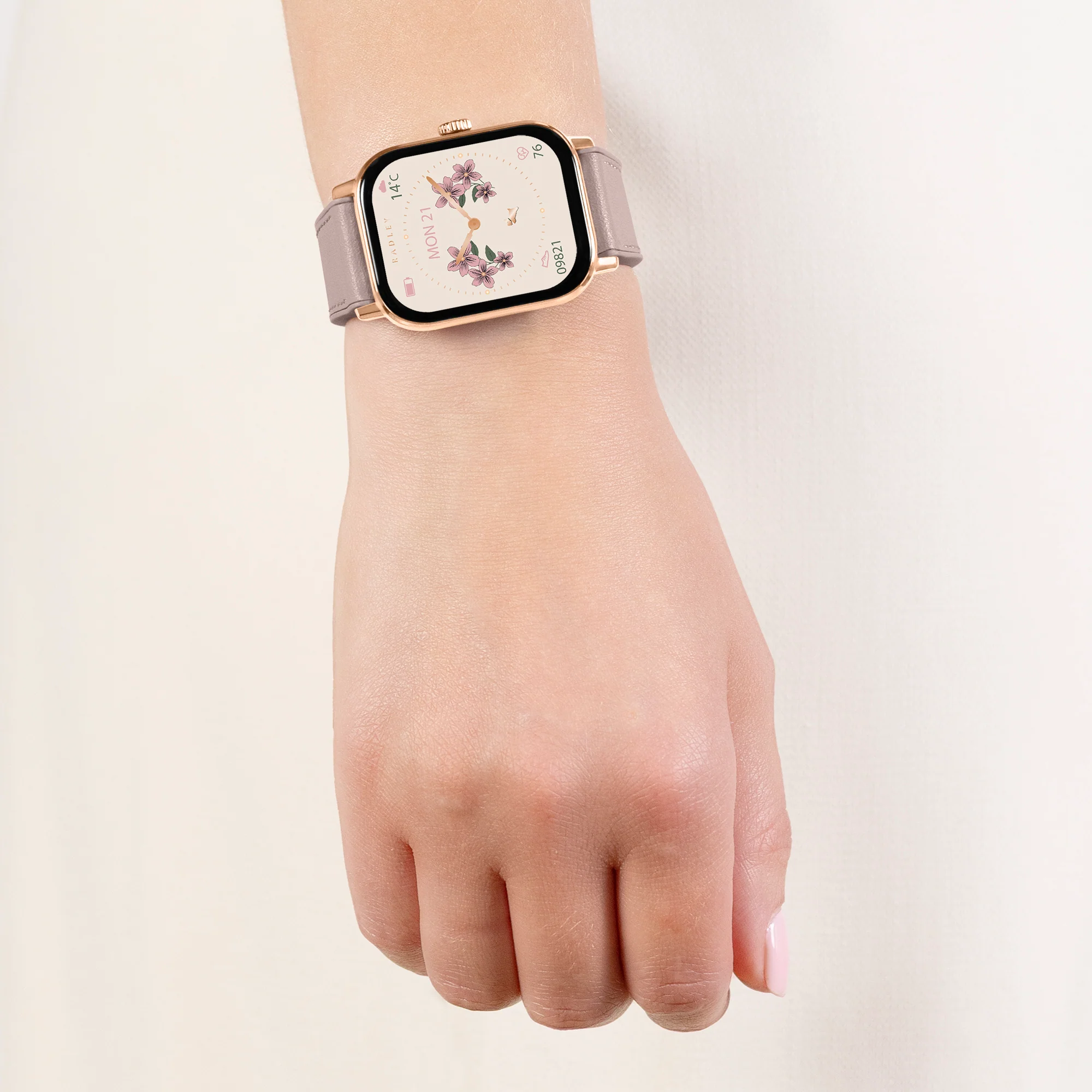 Radley Series 56 Pink Silicone Strap Smart Watch RYS56-2188 - Image 2
