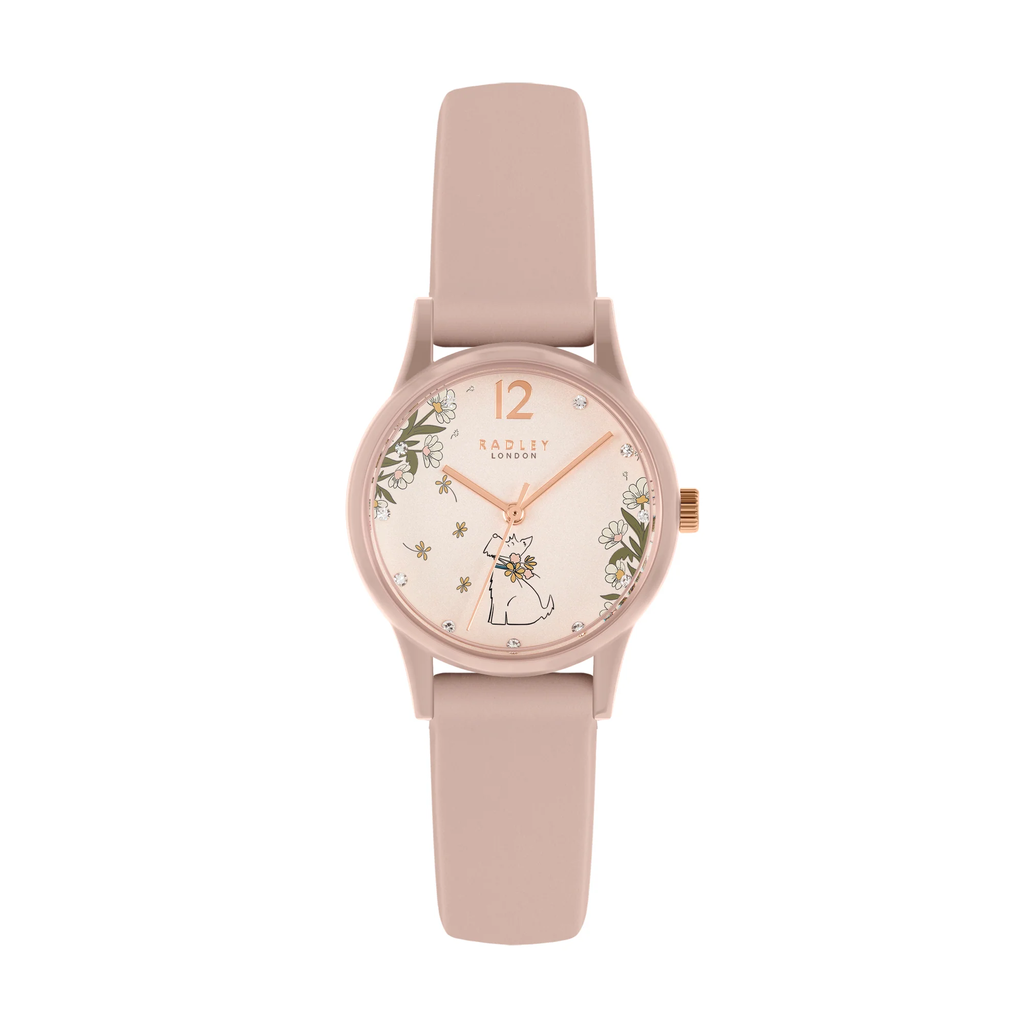 Radley Ladies Analog Quartz Watch with Silicone Strap RY21284