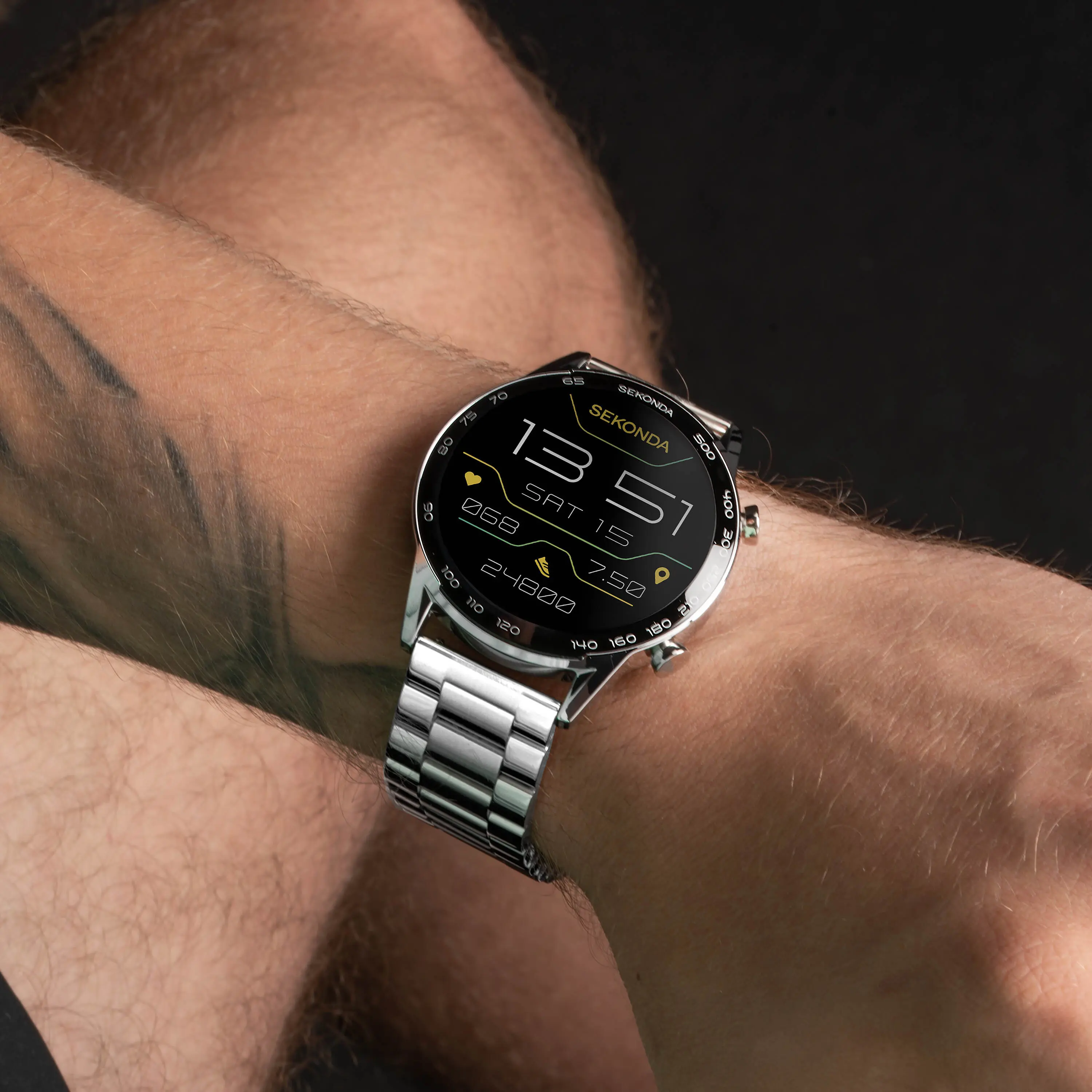 Sekonda Active Plus Smart Watch Stainless Steel Bracelet (30177) - Image 5