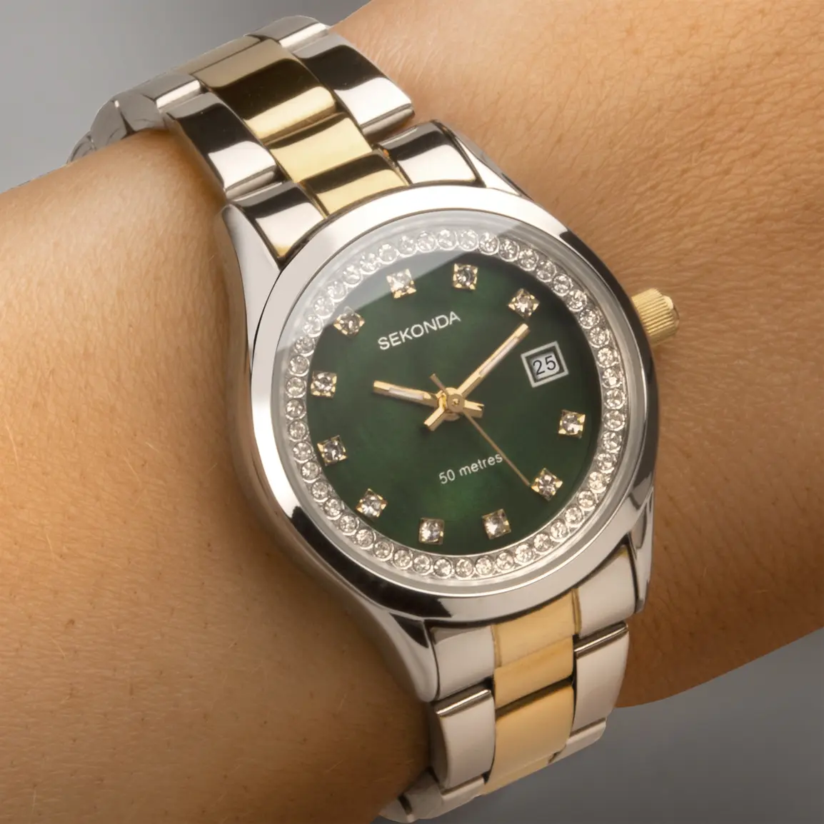 Sekonda Catherine Ladies Watch Green Dial (40295) - Image 2