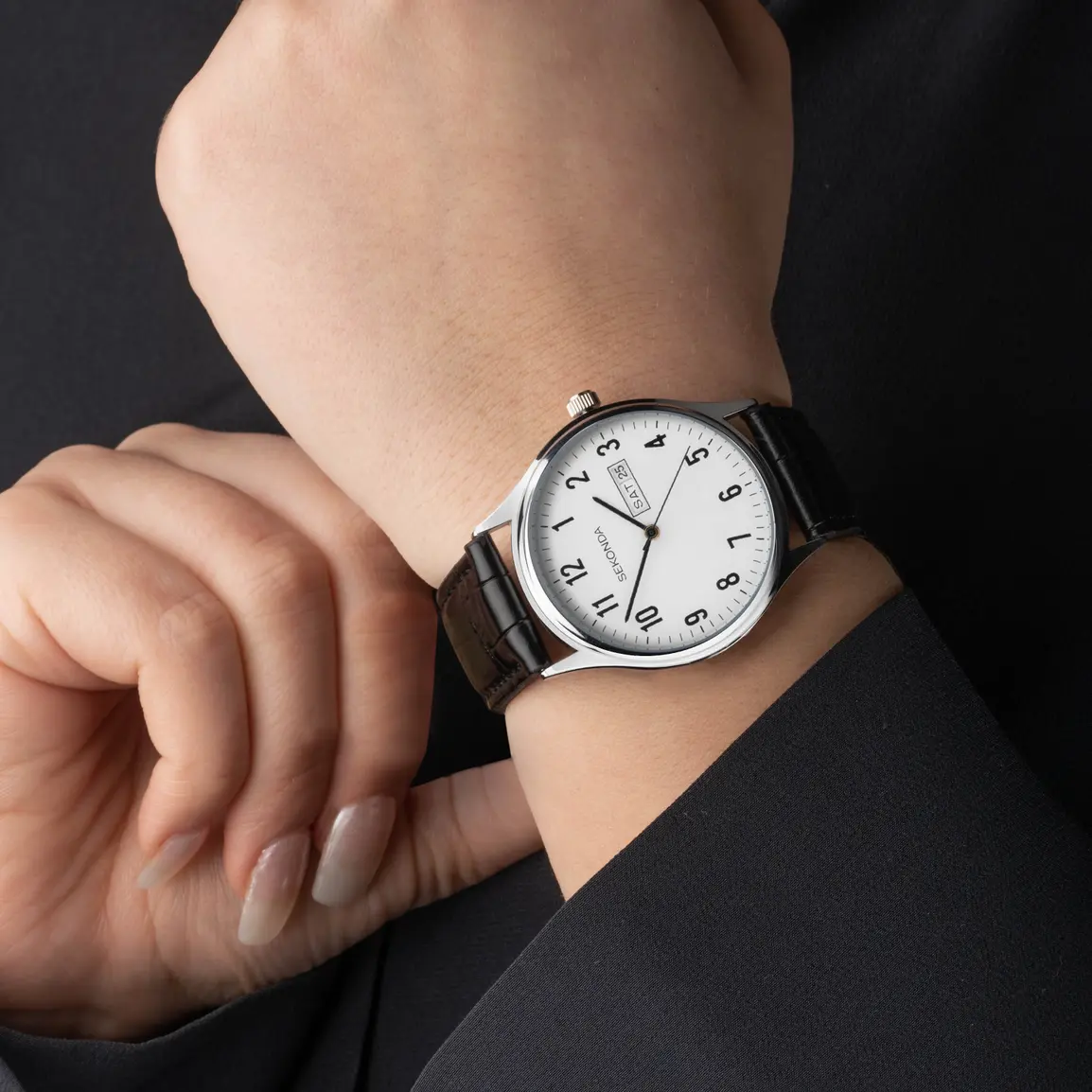 Sekonda Easy Reader Watch with Black Strap (30121) - Image 3