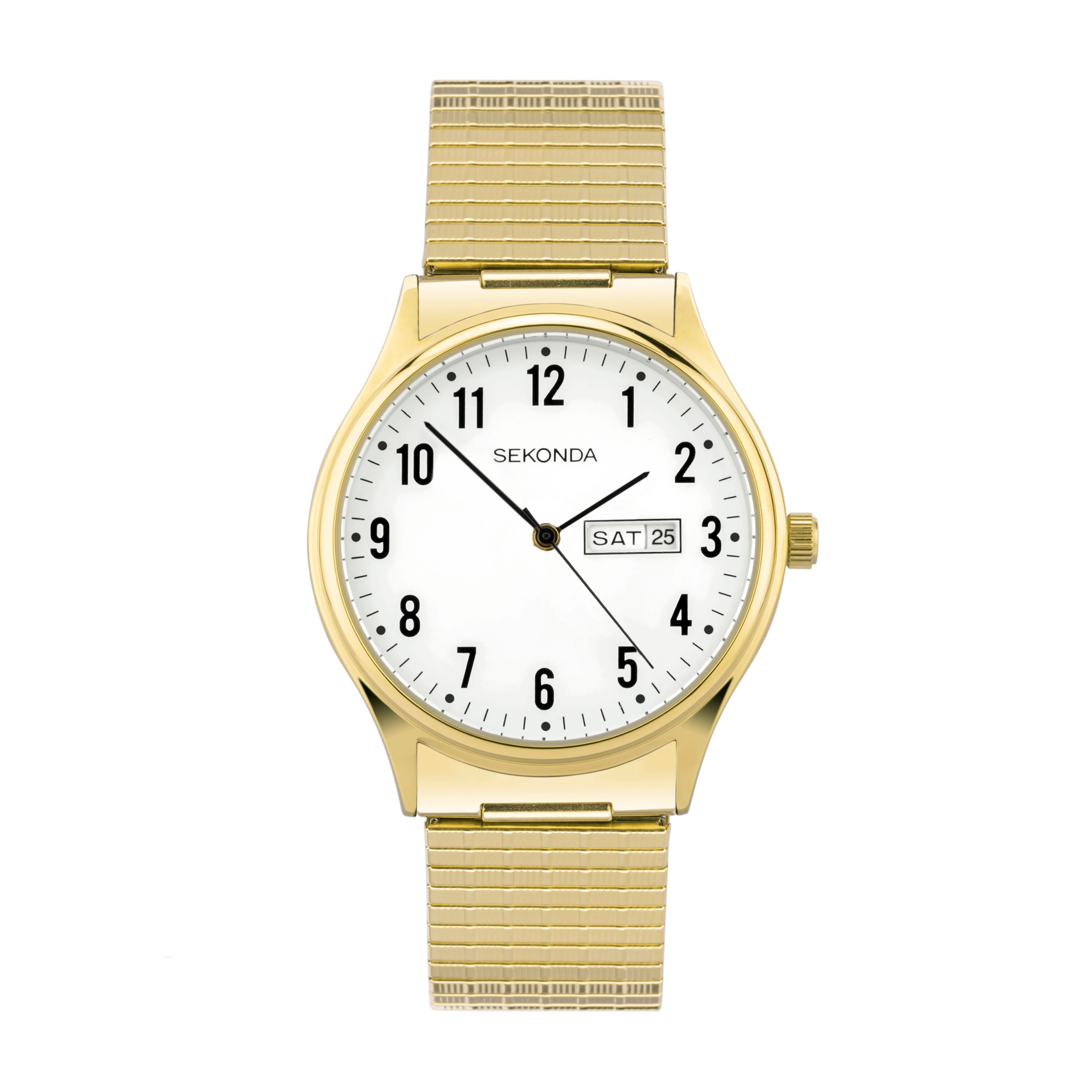 Sekonda Easy Reader with Expanding Bracelet in Gold (30124)