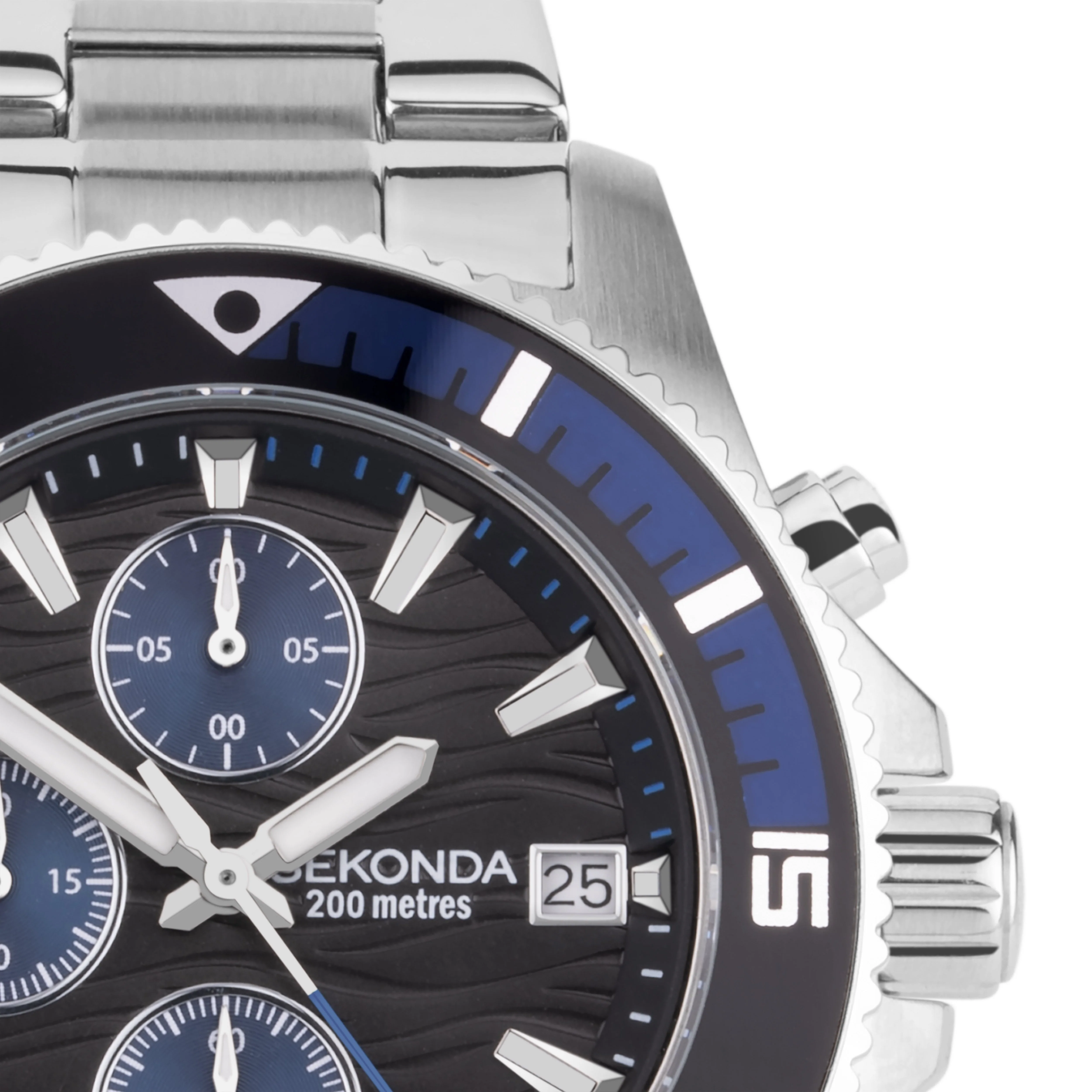 Sekonda Men's Chrono Dive Watch Blue Dial (30116) - Image 2