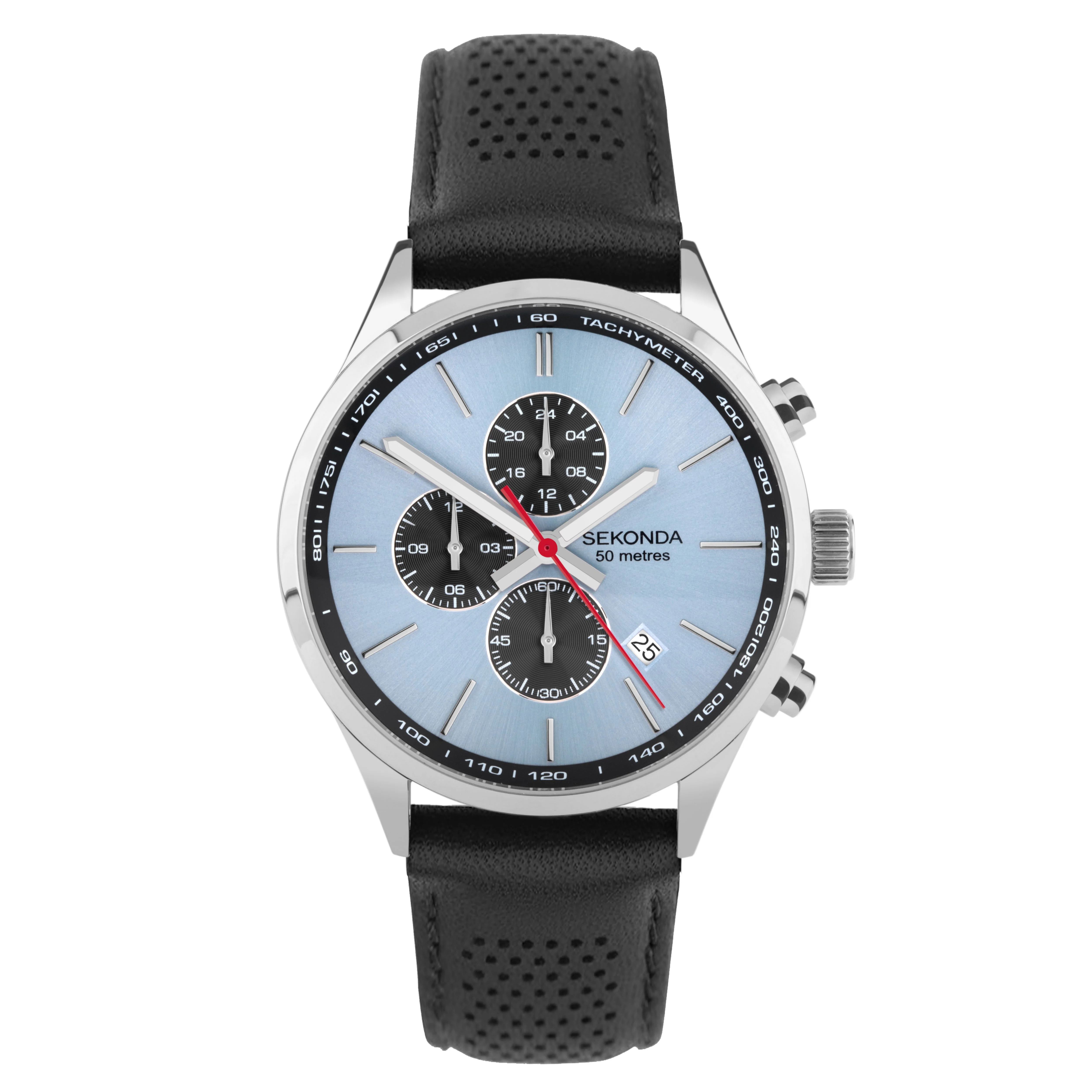 Sekonda Men's Chronograph Watch with Pale Blue Dial (30106)
