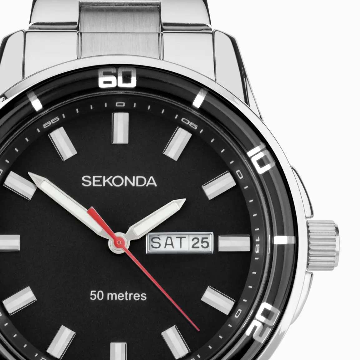 Sekonda Men's Midnight Watch with Black Dial - Image 2