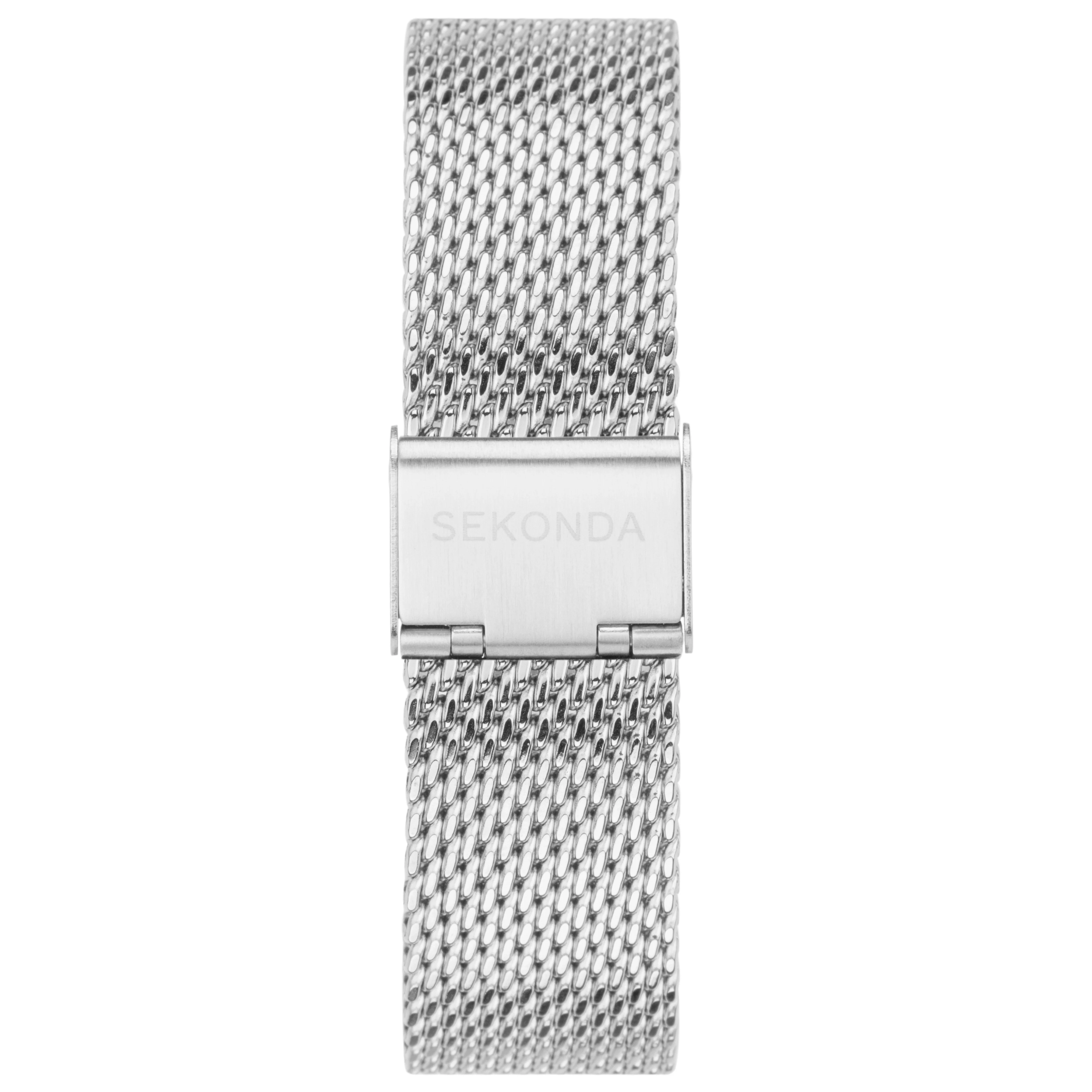 Sekonda Men's Square Watch with Mesh Strap 30101 - Image 3