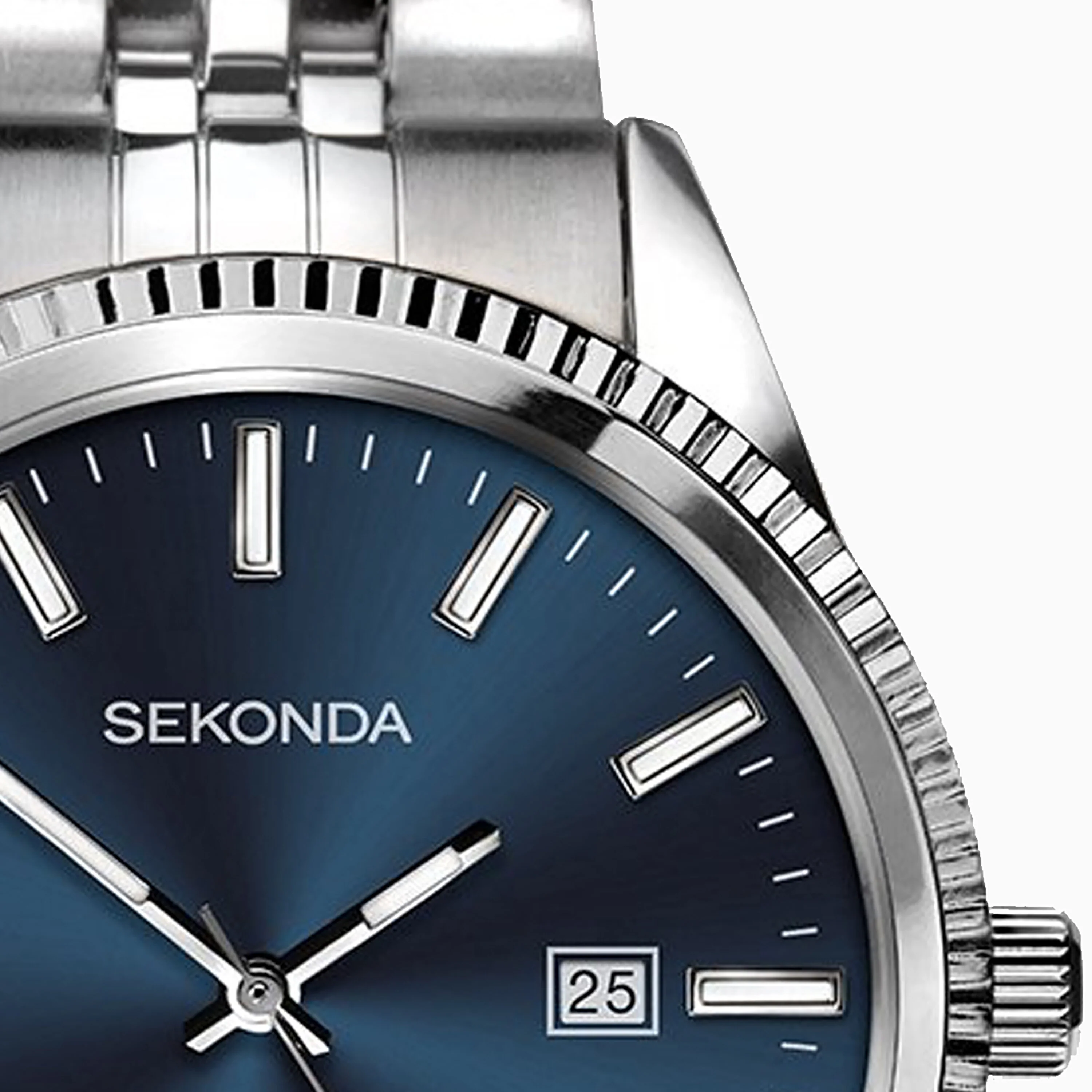 Sekonda Men's Watch with Blue Dial and Steel Bracelet - Image 2