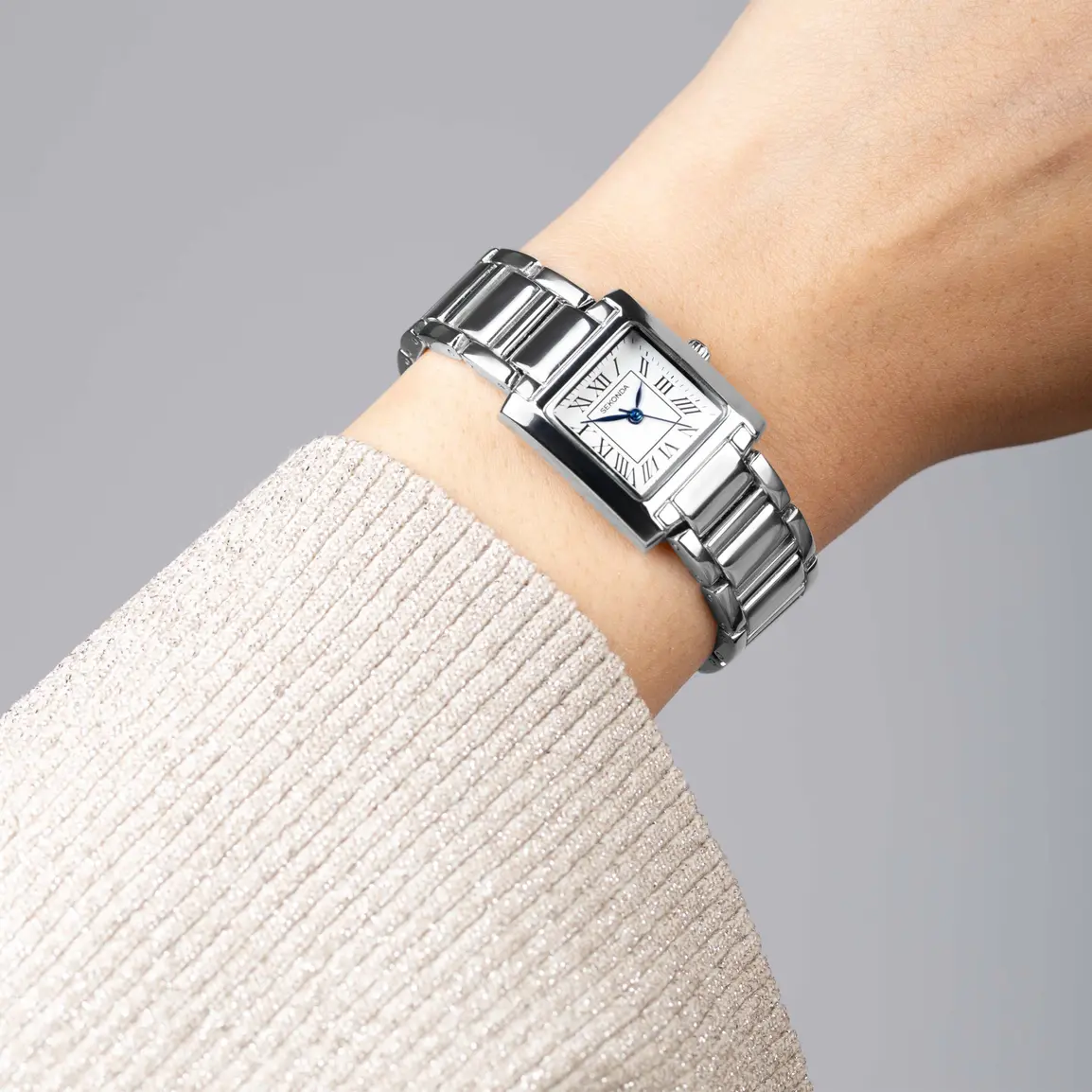 Sekonda Montreal Square Ladies Watch in Silver (40700) - Image 3
