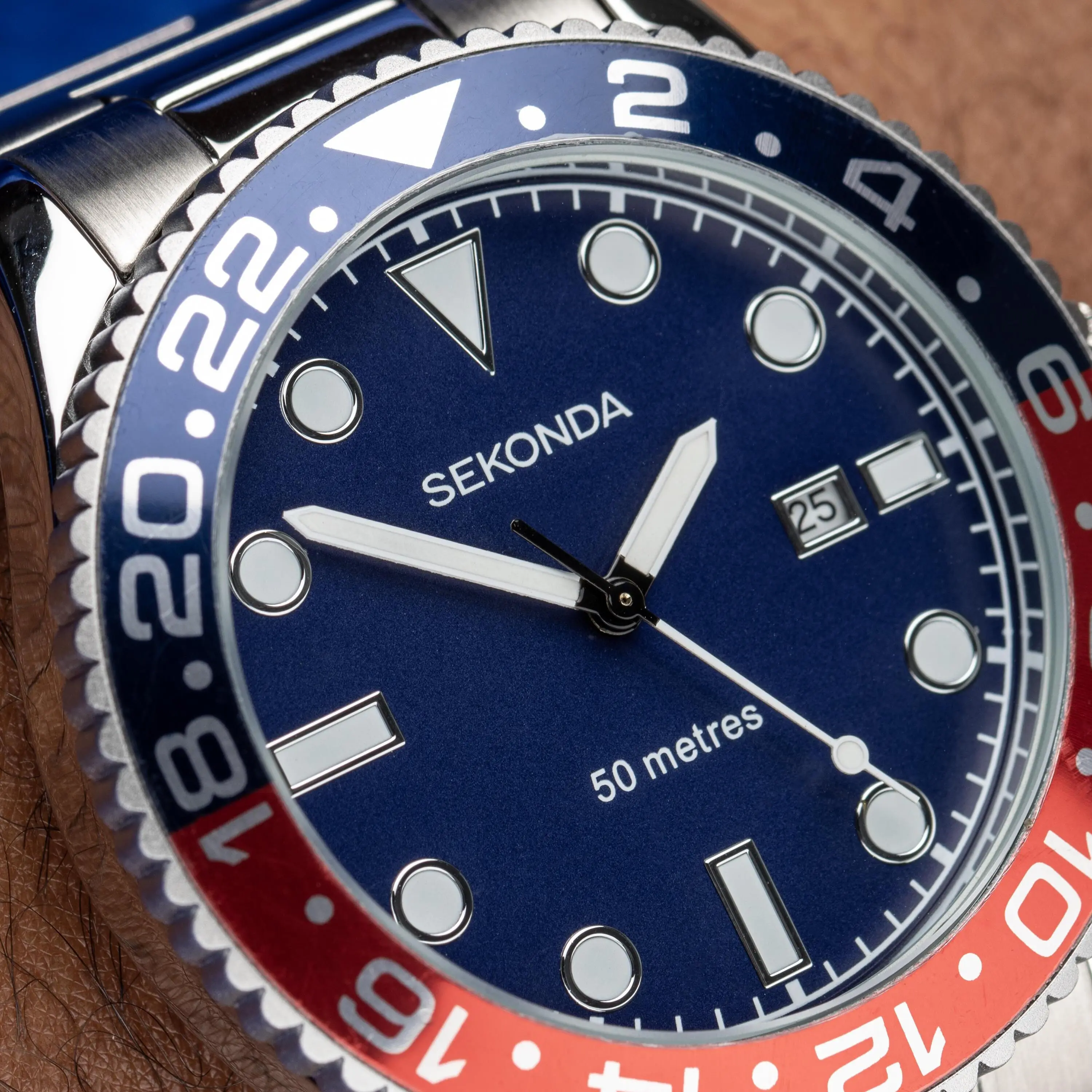 Sekonda Ocean Men’s Watch with Blue Dial (30196) - Image 3