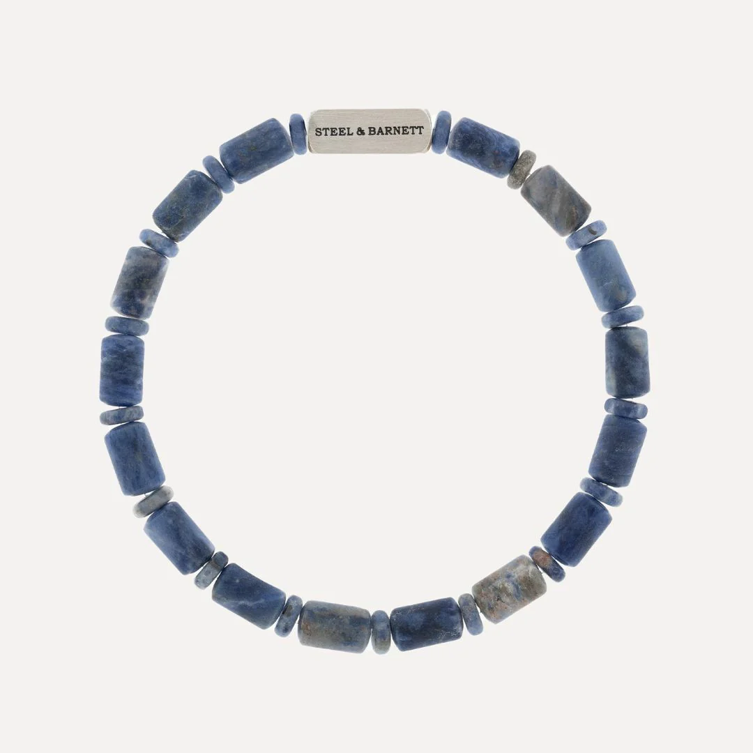 Steel & Barnett Colourful Cal Beaded Bracelet with Sodalite
