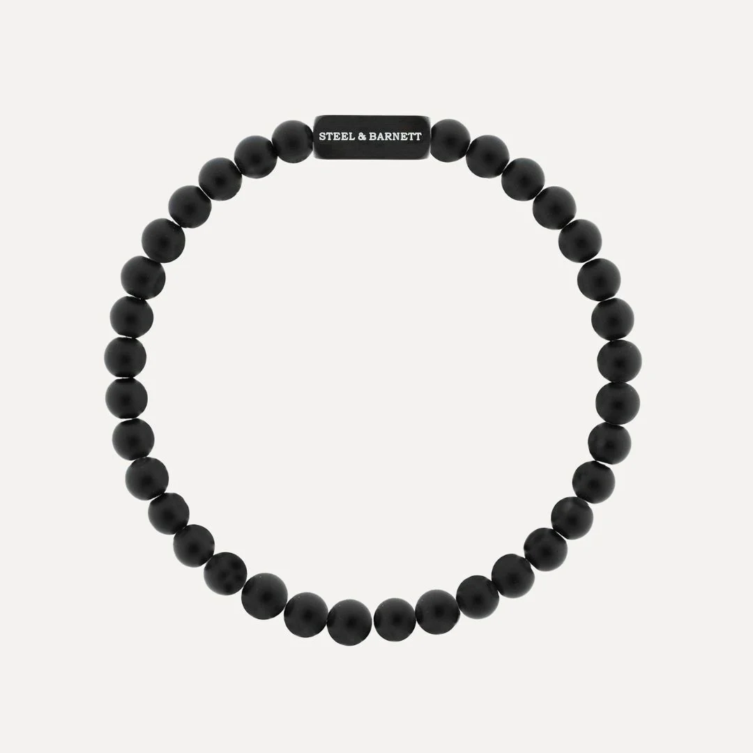 Steel & Barnett X- Black Edition Bracelet in Natural Ned