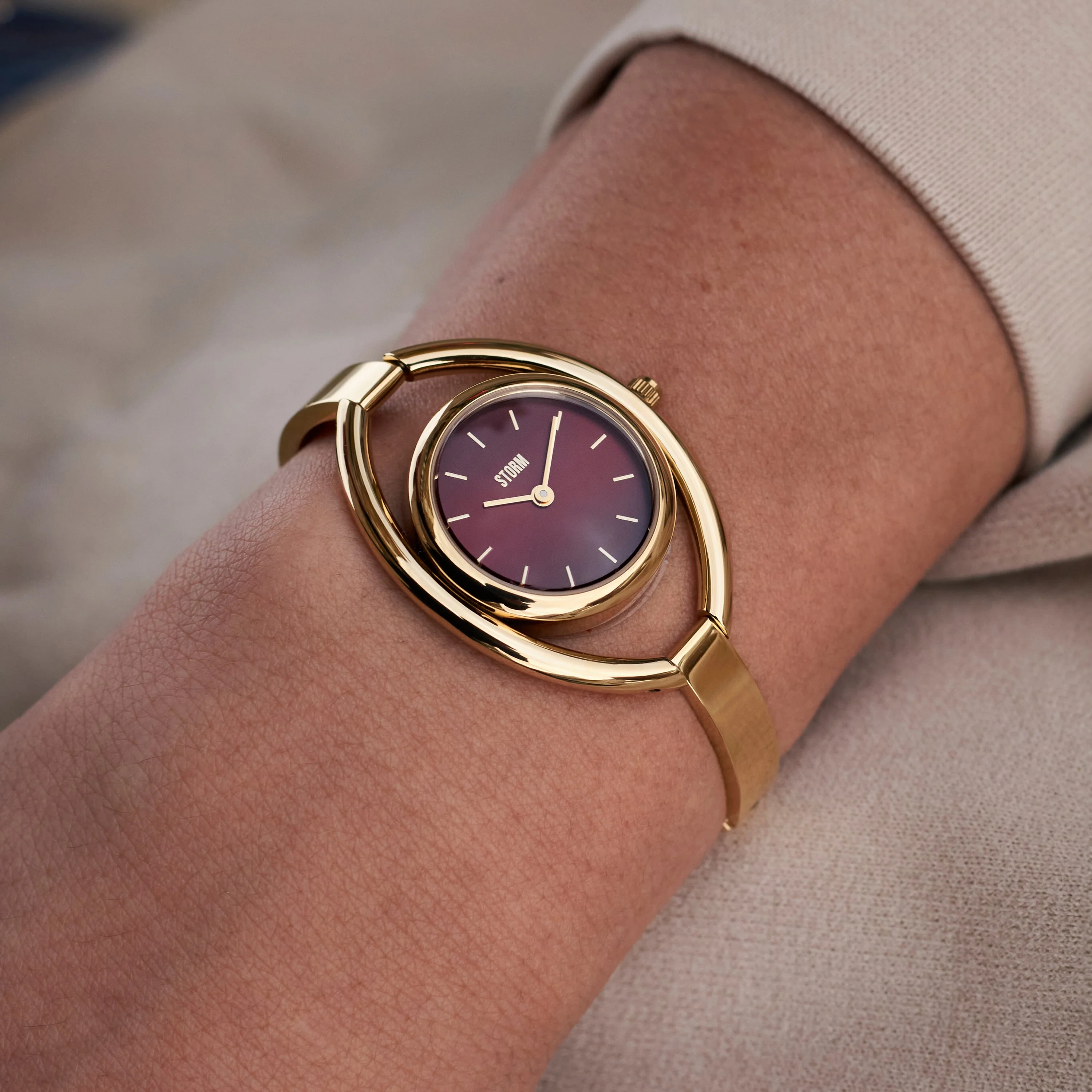 STORM Orlena Gold & Red Ladies Watch - Image 2
